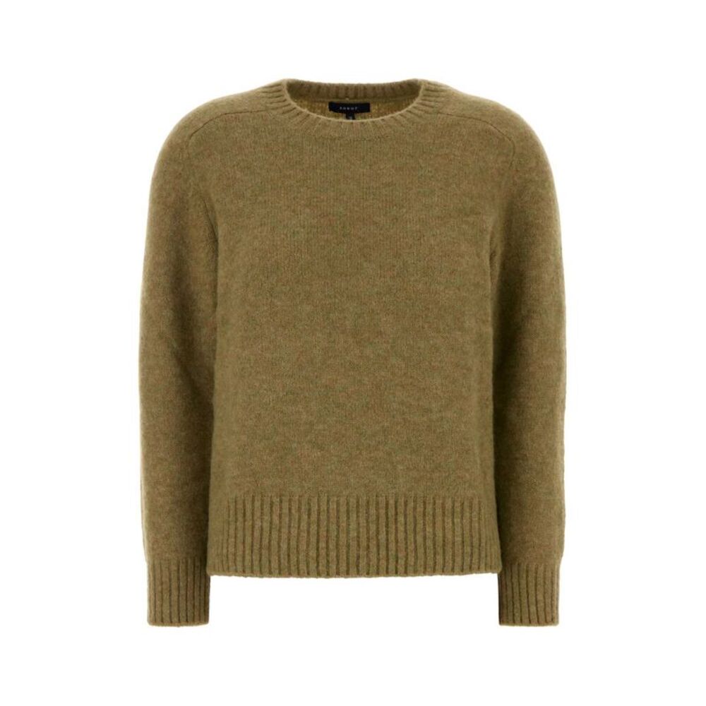 Soeur Women Sage Green Wool Blend Envie Sweater